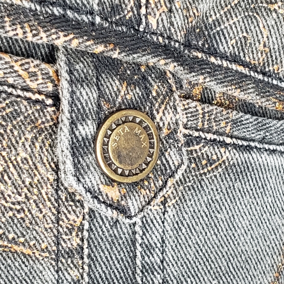 Seta Max Distressed Boling Embellished Jacket - Picture 14 of 16